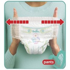 유럽산 베이비드라이 팬티4단계 기저귀 파우더향 Pampers 바우처