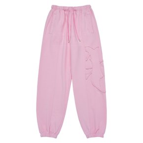 NEW SYMBOL APPLIQUE PANTS PINK 심볼 애플리크 팬츠 핑크