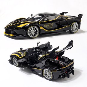 브라고 1:18 페라리 FXX K (44) 시그니처 블랙 자동차다이캐스트 합금 레이싱카 하이퀄리티