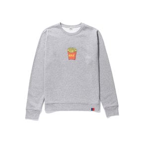 22FW 더 롤리 큘 프라이 맨투맨 SWS01S4 HEATHER GREY