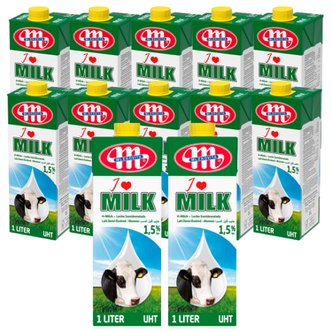  믈레코비타 아이러브밀크 1.5% 저지방 수입멸균우유 1000ml 12개
