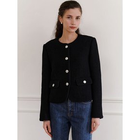 Diana tweed jacket (Black)