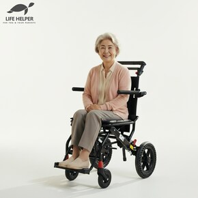 LH-L2 휠체어 여행용 휴대용 바퀴쇽업쇼바 접이식 경량 어르신 환자 기내용 KTX SRT 반입가능