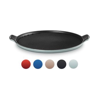  [Le Creuset] 르크루제 비스트로 주철 원형 홈이있는 그릴 오븐용 플레이트 32cm