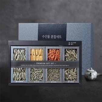 자연맛남 [9/2(월)순차출고][수협직송] 건어 6종 혼합세트(국물멸치/조림멸치/볶음조림멸치/볶음멸치/꽃새우/황태채)/부직포포장