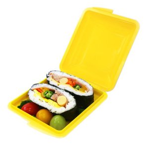 샌드위치 무스비 김밥 정사각 도시락