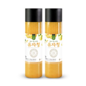 바로푸드 곱게 갈아만든 유자청 630g 2통