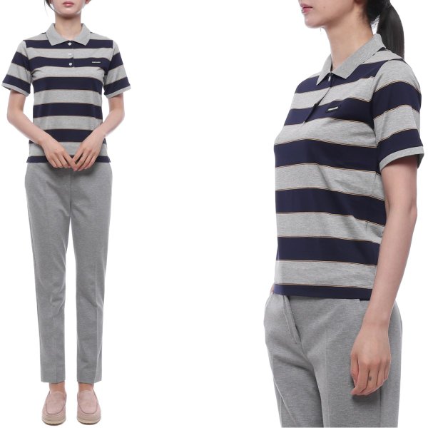 [부산점] 26SS 여성 로고 패치 폴로 반팔티셔츠 (MJN536 14RT F005R S OOO 26S)