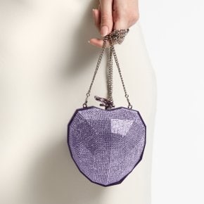 [지미추 공식] FACETED HEART CLUTCH J000170191