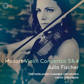 WOLFGANG AMADEUS MOZART - VIOLIN CONCERTOS 3 & 4/ JULIA FISCHER, YAKOV KREIZBERG 모차르트: