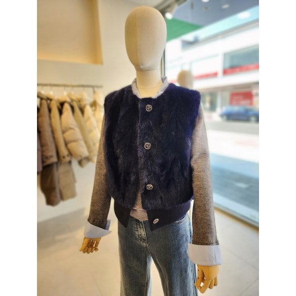 [여주점] [JJ 지고트]여성 울 배색 베스트 GRCA3FS701