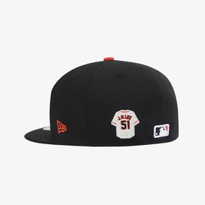[스타필드하남]MLB 샌프란시스코 자이언츠 이정후 플레이어 저지 피티드캡 블랙 / 15206391
