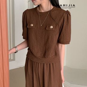 포켓 블라우스 와이드 팬츠 세트 MSTC11031 세트룩 여름 반팔티셔츠 데일리룩 .._P425701138