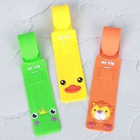 여행필수품 동물 실리콘 네임택 캐리어(WFLQ5RZ)