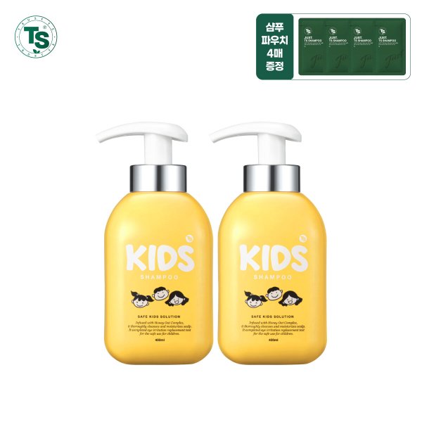키즈샴푸 400ml*2개+TS저스트 6g*4개