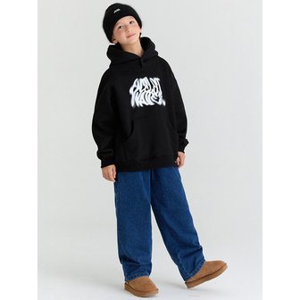 오실롯주니어 [SET] E42 기모 베이직 트위스터 후드 + E71 유틸리티 청바지 (블랙/진청)