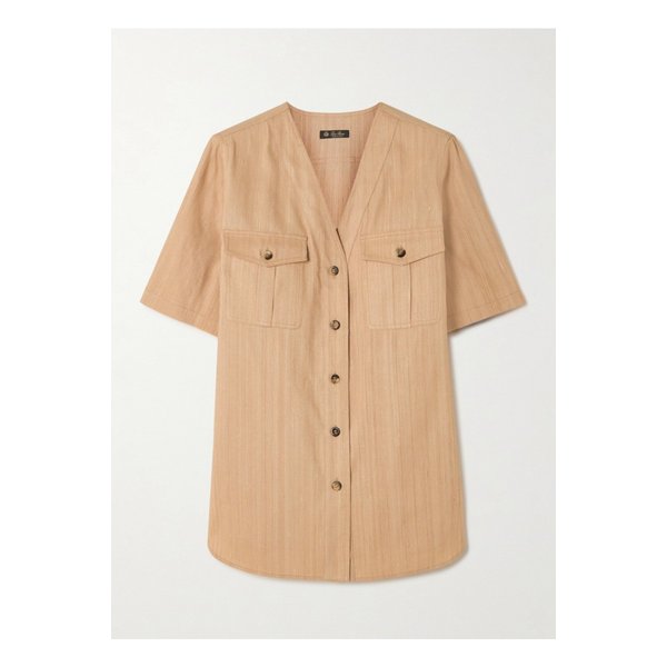 텍스처 실크 셔츠 베이지 1647597333290934