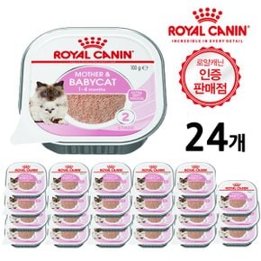 마더앤베이비 고양이 습식사료 소프트무스 트레이100g x 24개