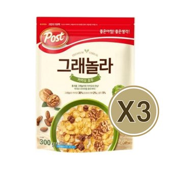  포스트 그래놀라 카카오호두 300g X3개