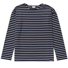 22FW 모던 롱 스트라이프 티셔츠 ML01 NAVY/CREAM