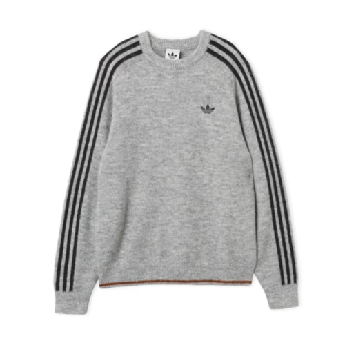 삼선 플러피 니트 크루넥 스웨터 KE4169 Adidas Originals