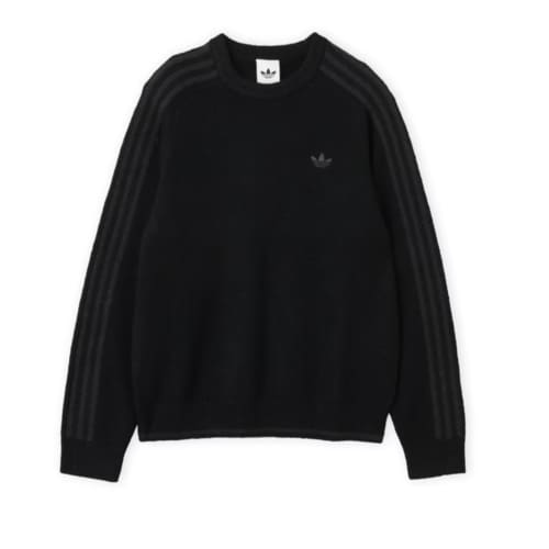 삼선 플러피 니트 크루넥 스웨터 KE4169 Adidas Originals