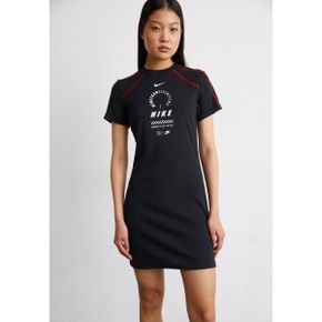 5105382 Nike DRESS FEMME - Jersey dress black