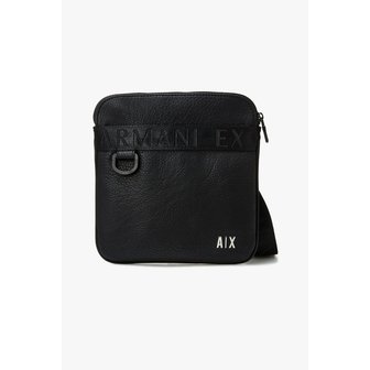 ARMANI EXCHANGE 남성 자카드 로고 스트랩 크로스백 A414170005000