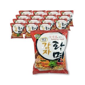 [OFJ2P88P]삼육 우리밀채식감자라면 얼큰 16봉 1박스