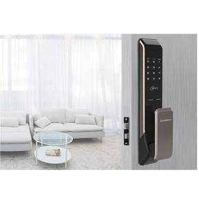 코맥스 푸시풀도어락 CDL-240P 3WAY(다크실버) 디지털도어록 오피스텔 원룸 아파트