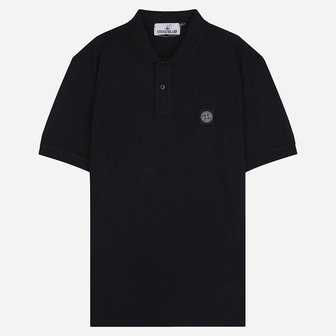 스톤아일랜드 [시흥점] 6S 2200008 S0017 V0020 컴퍼스 로고 반팔 레귤러핏 PK 셔츠 네이비