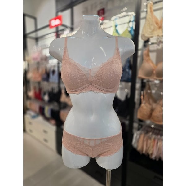 [시흥점] S 비너스 ) 24aw 풀커버리지 브라, 헴팬티 세트[VBR0991/VPT0991H-SK]