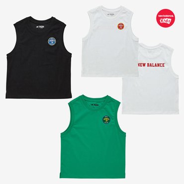 뉴발란스키즈 ESSENTIAL_에센셜 CP 나시 단품 (NK9GF2123U)