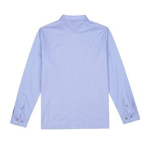 남성 가슴 포켓 셔츠형 긴팔 티셔츠 6006GAUC_BLUE