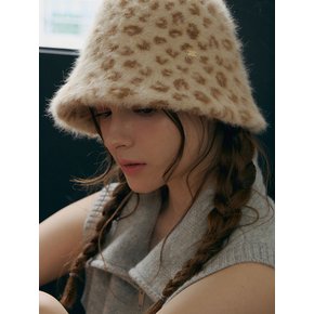 Leopard hairy bucket_3color