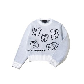 TEETH KNIT SWEATER (IVORY)