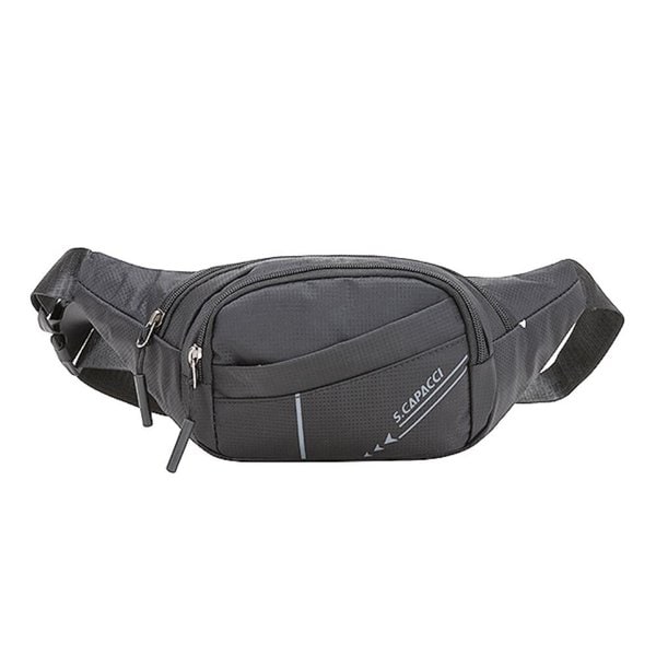 [옷자락] 남자 스트릿패션 형광끈 지퍼 크로스 미니 힙색