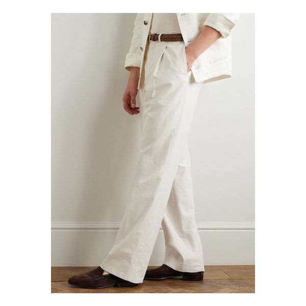 폴페로 가죽 트리밍 스웨이드 페니 로퍼 1647597356618248