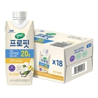  셀렉스 프로핏 밀크 바닐라 250ml x 18입