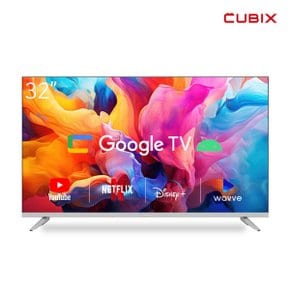 32인치 화이트에디션 HD TV LED 구글 스마트티비 안드로이드