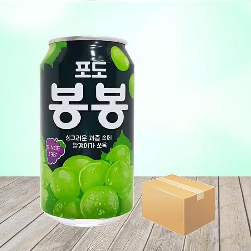 해태 포도봉봉 340ml X 24캔 (1박스)/음료수 머스캣(1)