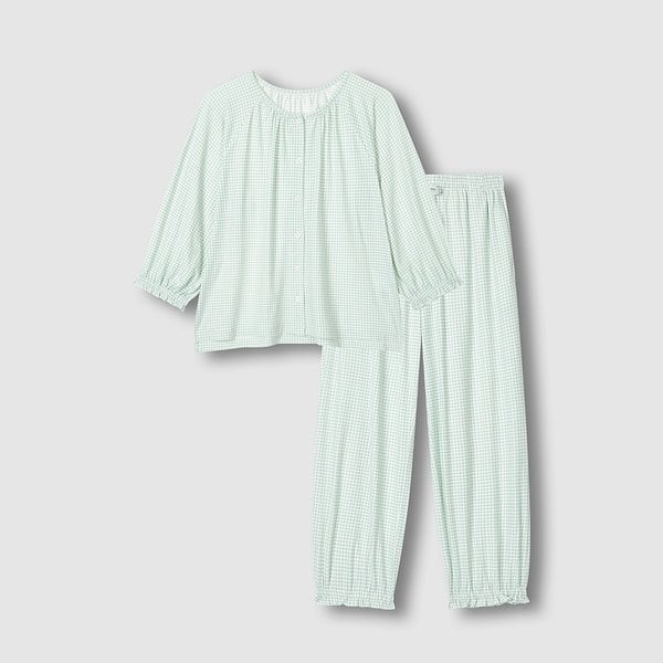 여 피치스킨 9부 파자마 세트 J216901006046