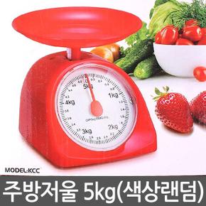 [BF12] 주방저울 5kg 056 플라스틱 아날로그 저울 시장 계량