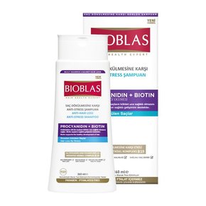 Bioblas Procyanidin Biotin Shampoo 바이오블라스 비오틴 안티스트레스 샴푸 360ml