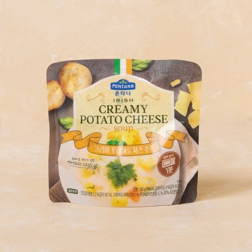 폰타나 아이리쉬 크리미 포테이토 치즈 전자레인지용 수프 180g
