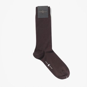 소찌 칼제 정장양말 MEN SHORT SOCKS (SEA ISLAND COTTON) BROWN ZED1M80002A50