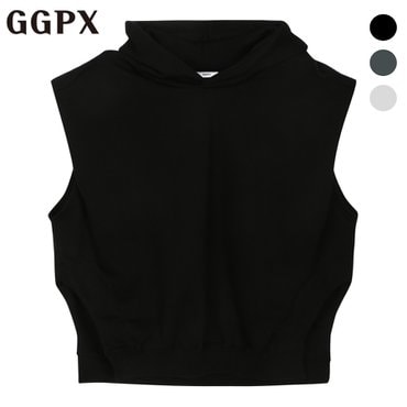 GGPX 후드 기모 베스트 (GOBVT003F)