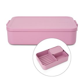 메이크 & 테이크 런치박스 벤토 라지 - 라일락 핑크