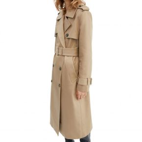 5102873 MANGO Water Repellent Cotton Gabardine Trench Coat