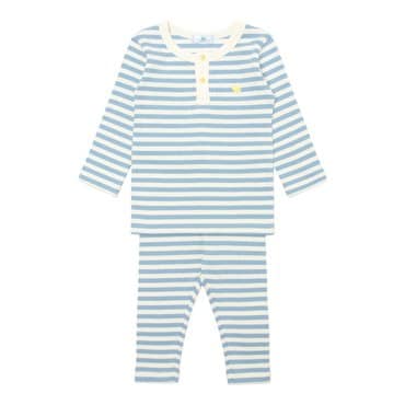 블루독베이비 BL)골지 STRIPE 내복(44A70-680-01)